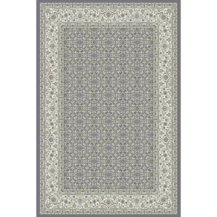 Dynamic Rugs ANCIENT GARDEN Grey/Cream 57011 6ft. 7in. x 9ft. 6in. Oval Rug