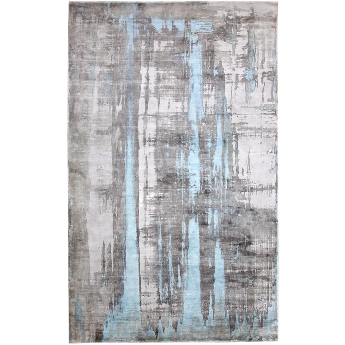 Dynamic Rugs ARTISAN Silver/Blue 1602 5ft. x 8ft. Rect. Rug