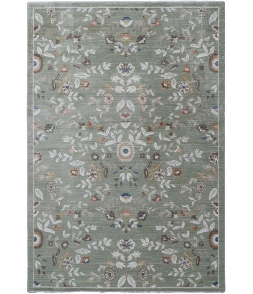 Dynamic Rugs BOTANICA Olive/Multi 13359 5ft. 2in. x 7ft. Rect. Rug