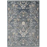 Dynamic Rugs BOTANICA Navy/Multi 13359 5ft. 2in. x 7ft. Rect. Rug