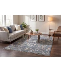 Dynamic Rugs BOTANICA Navy/Multi 13359 6ft. 6in. x 9ft. Rect. Rug