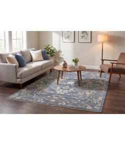 Dynamic Rugs BOTANICA Navy/Multi 13359 5ft. 2in. x 7ft. Rect. Rug