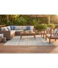 Dynamic Rugs BRIGHTON Blue 8160 2ft. x 3ft. 7in. Rect. Rug