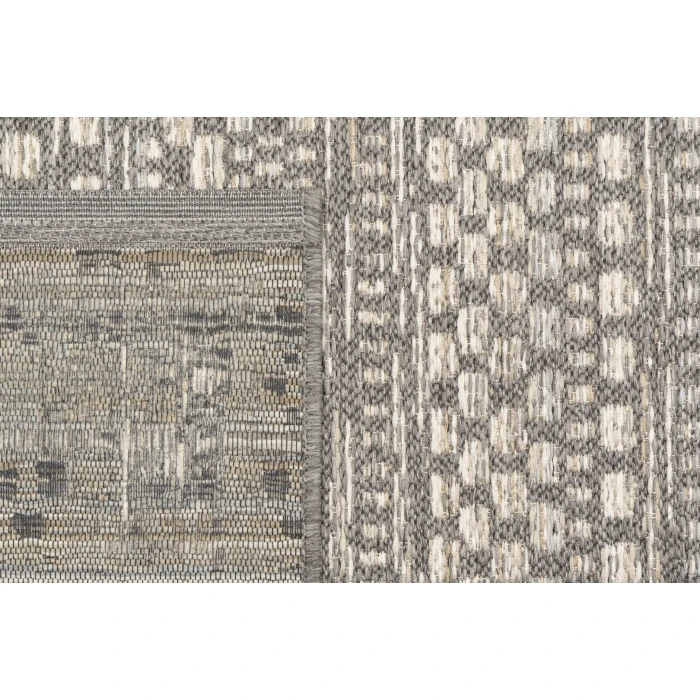 Dynamic Rugs BRIGHTON Light Grey 8570 7ft. 10in. x 10ft. 10in. Rect. Rug