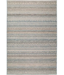 Dynamic Rugs BRIGHTON Beige/Blue 8570 7ft. 10in. x 10ft. 10in. Rect. Rug