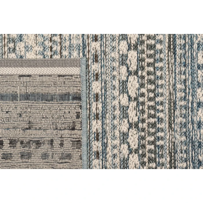 Dynamic Rugs BRIGHTON Beige/Blue 8570 5ft. 3in. x 7ft. 7in. Rect. Rug