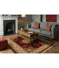 Dynamic Rugs BRILLIANT Red 7201 7ft. 10in. x 10ft. 10in. Rect. Rug