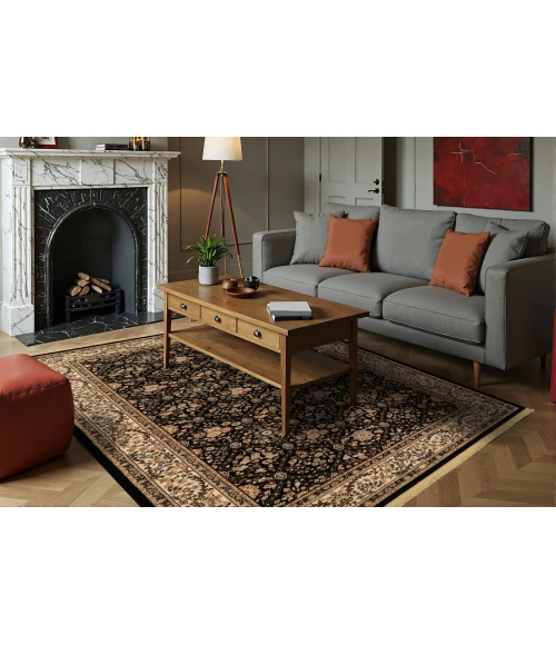 Dynamic Rugs BRILLIANT Black 7211 2ft. 2in. x 4ft. 3in. Rect. Rug
