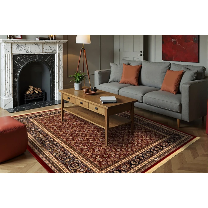 Dynamic Rugs BRILLIANT Red 72240 2ft. 9in. x 8ft. 2in. Rect. Rug