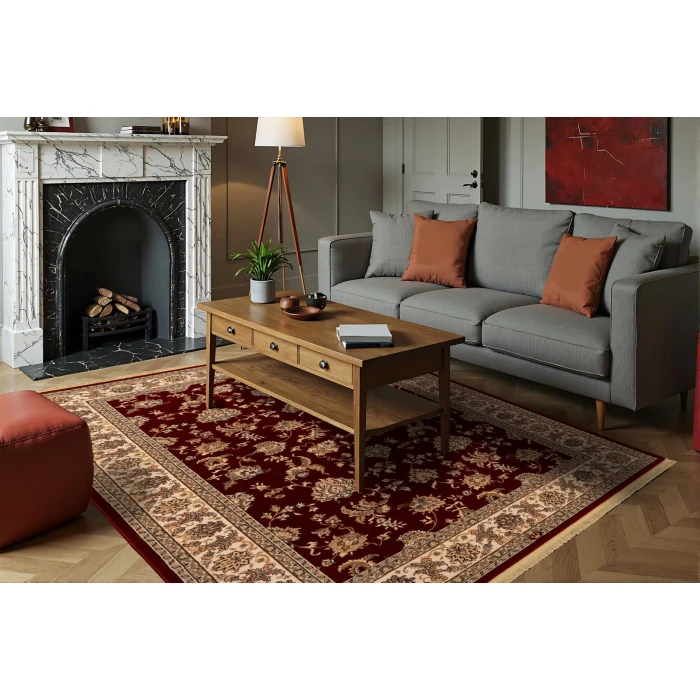 Dynamic Rugs BRILLIANT Red 7226 2ft. 9in. x 8ft. 2in. Rect. Rug