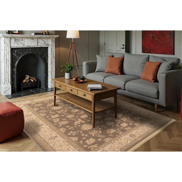 Dynamic Rugs BRILLIANT Brown 7226 2ft. 9in. x 8ft. 2in. Rect. Rug