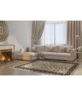 Dynamic Rugs BRILLIANT Ivory 72284 2ft. 2in. x 4ft. 3in. Rect. Rug