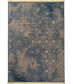 Dynamic Rugs BRILLIANT Blue 72403 7ft. 10in. x 10ft. 10in. Rect. Rug