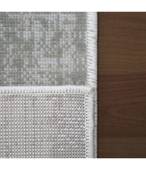 Dynamic Rugs BRISTOL Grey/Light Blue 5120 7ft. 10in. x 10ft. 10in. Rect. Rug
