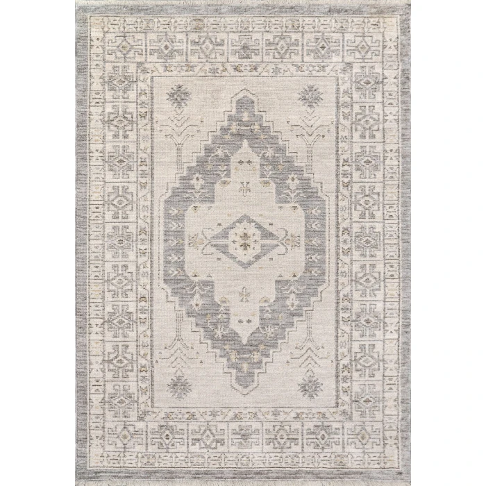 Dynamic Rugs CALYPSO Ivory/Grey 13506 7ft. 10in. x 10ft. Rect. Rug
