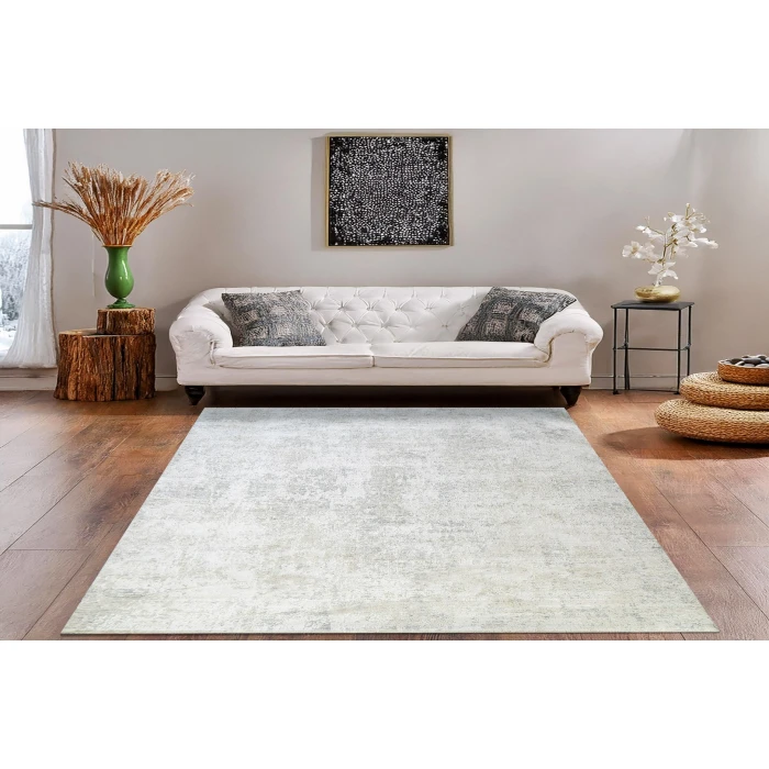 Dynamic Rugs CANYON Grey/Cream/Beige 15476 2ft. 2in. x 7ft. 7in. Rect. Rug