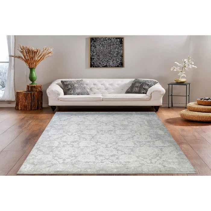 Dynamic Rugs CANYON Grey/Cream 15477 2ft. 2in. x 7ft. 7in. Rect. Rug