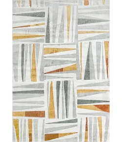 Dynamic Rugs CAPELLA Grey/Gold/Multi 7978 7ft. 10in. x 10ft. 10in. Rect. Rug