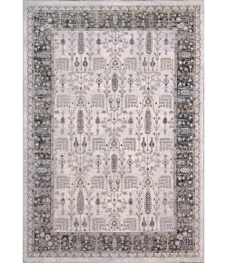 Dynamic Rugs CARSON Ivory/Black 5225 2ft. 2in. x 7ft. 7in. Rect. Rug