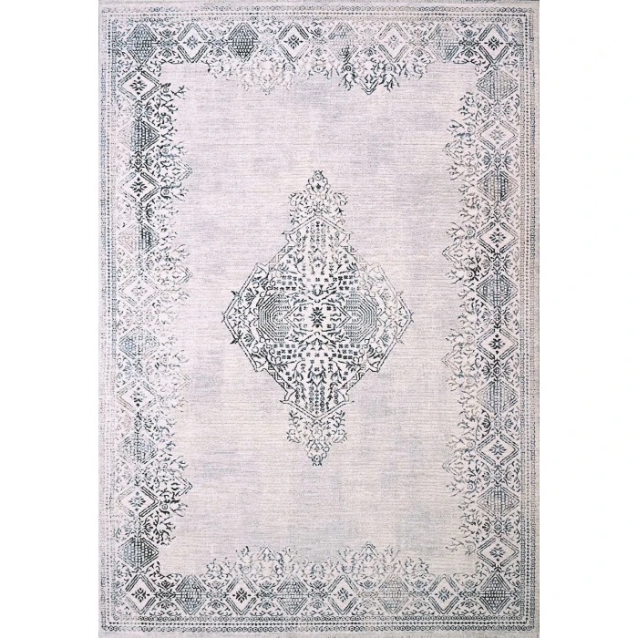 Dynamic Rugs CARSON Ivory/Blue 5226 7ft. 10in. x 10ft. 10in. Rect. Rug