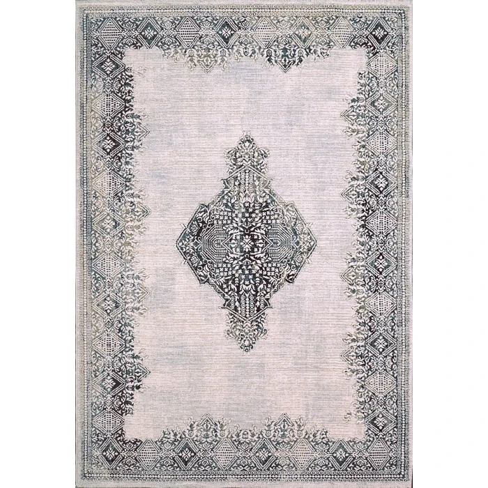 Dynamic Rugs CARSON Ivory/Black 5226 7ft. 10in. x 10ft. 10in. Rect. Rug