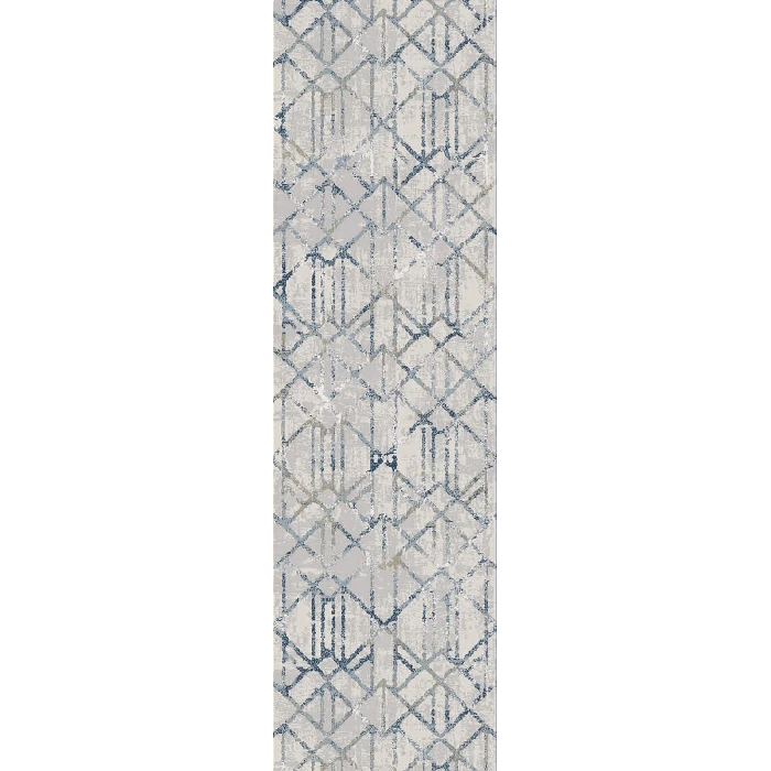 Dynamic Rugs CASTILLA Grey/Multi 3527 2ft. 2in. x 7ft. 7in. Rect. Rug