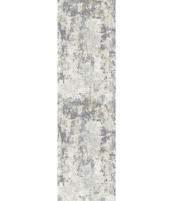 Dynamic Rugs CASTILLA Cream/Grey 3528 2ft. 2in. x 7ft. 7in. Rect. Rug