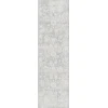 Dynamic Rugs CASTILLA Cream/Silver 3530 2ft. 2in. x 7ft. 7in. Rect. Rug