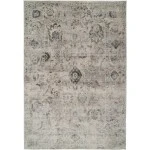 Dynamic Rugs CASTILLA Ivory/Grey 3530 5ft. 3in. x 7ft. 7in. Rect. Rug