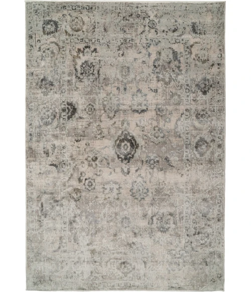 Dynamic Rugs CASTILLA Ivory/Grey 3530 7ft. 10in. x 10ft. 10in. Rect. Rug