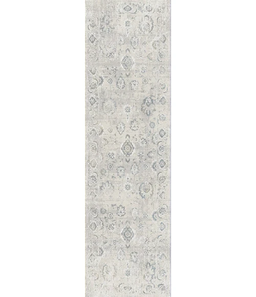 Dynamic Rugs CASTILLA Ivory/Grey 3530 2ft. 2in. x 7ft. 7in. Rect. Rug