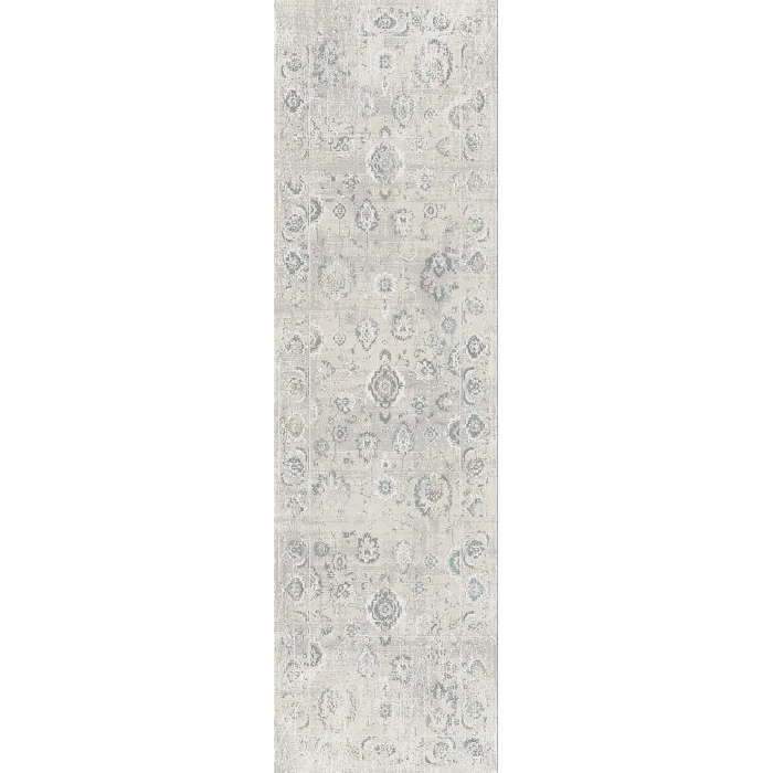 Dynamic Rugs CASTILLA Ivory/Grey 3530 2ft. 2in. x 7ft. 7in. Rect. Rug