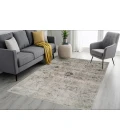 Dynamic Rugs CASTILLA Ivory/Grey 3530 7ft. 10in. x 10ft. 10in. Rect. Rug