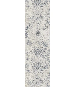 Dynamic Rugs CASTILLA Cream/Grey 3532 2ft. 2in. x 7ft. 7in. Rect. Rug