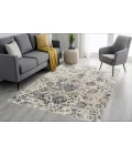 Dynamic Rugs CASTILLA Cream/Grey 3532 9ft. x 12ft. 10in. Rect. Rug
