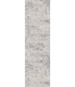 Dynamic Rugs CASTILLA Cream/Grey 3533 2ft. 2in. x 7ft. 7in. Rect. Rug
