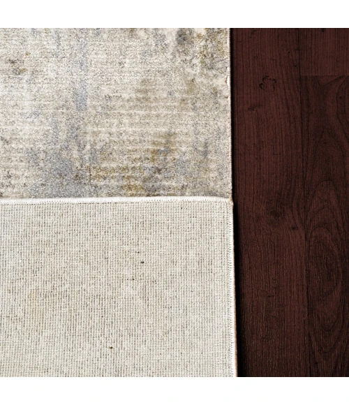 Dynamic Rugs CASTILLA Cream/Grey 3535 2ft. 2in. x 7ft. 7in. Rect. Rug