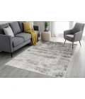 Dynamic Rugs CASTILLA Cream/Grey 3536 7ft. 10in. x 10ft. 10in. Rect. Rug