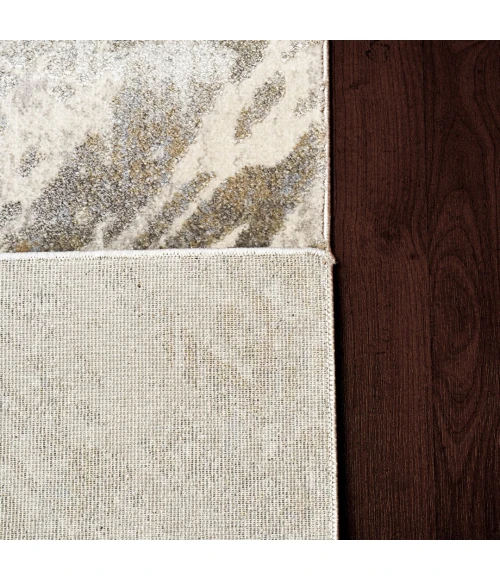 Dynamic Rugs CASTILLA Cream/Grey 3537 2ft. x 3ft. 11in. Rect. Rug