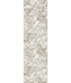 Dynamic Rugs CASTILLA Cream/Grey 3537 2ft. 2in. x 7ft. 7in. Rect. Rug