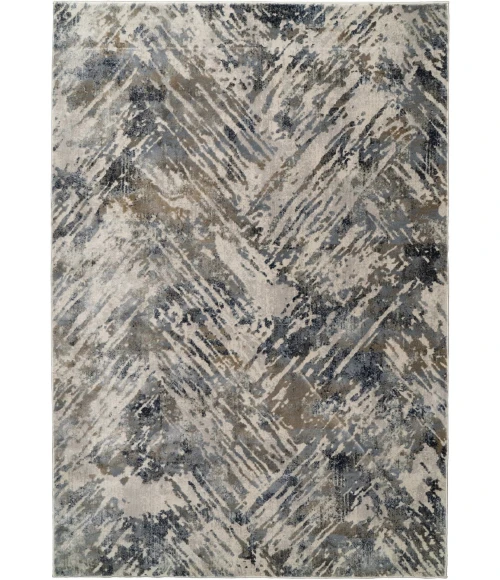 Dynamic Rugs CASTILLA Grey/Blue 3537 7ft. 10in. x 10ft. 10in. Rect. Rug