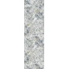 Dynamic Rugs CASTILLA Grey/Blue 3537 2ft. 2in. x 7ft. 7in. Rect. Rug