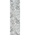 Dynamic Rugs CASTILLA Grey/Blue 3537 2ft. 2in. x 7ft. 7in. Rect. Rug