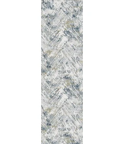 Dynamic Rugs CASTILLA Grey/Blue 3537 2ft. 2in. x 7ft. 7in. Rect. Rug