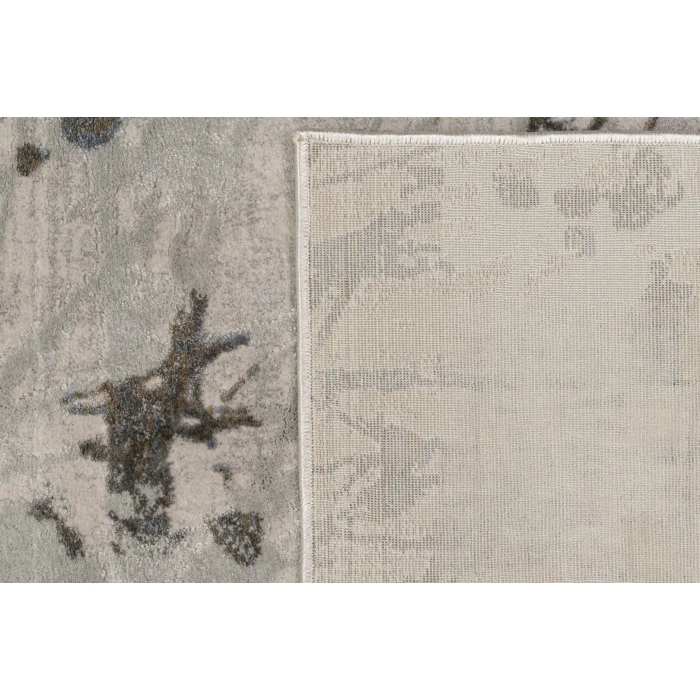 Dynamic Rugs CASTILLA Ivory/Grey 3554 2ft. 2in. x 7ft. 7in. Rect. Rug