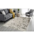 Dynamic Rugs CASTILLA Ivory/Grey 3554 2ft. 2in. x 7ft. 7in. Rect. Rug