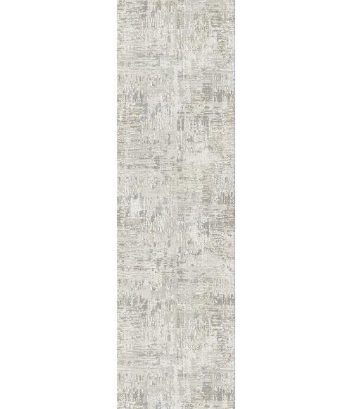 Dynamic Rugs CASTILLA Ivory/Grey 3555 2ft. 2in. x 7ft. 7in. Rect. Rug