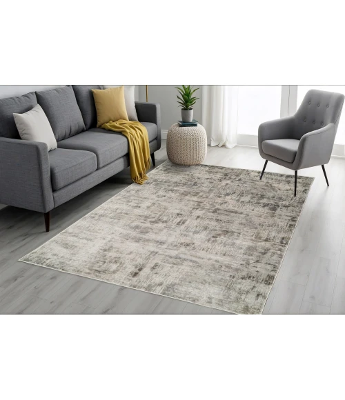 Dynamic Rugs CASTILLA Ivory/Grey 3555 7ft. 10in. x 10ft. 10in. Rect. Rug