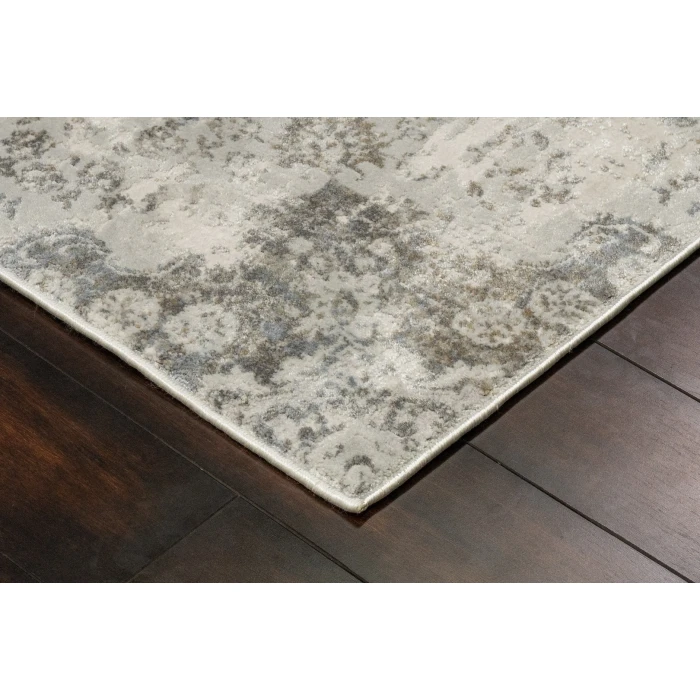 Dynamic Rugs CASTILLA Light Grey 3558 2ft. 2in. x 7ft. 7in. Rect. Rug