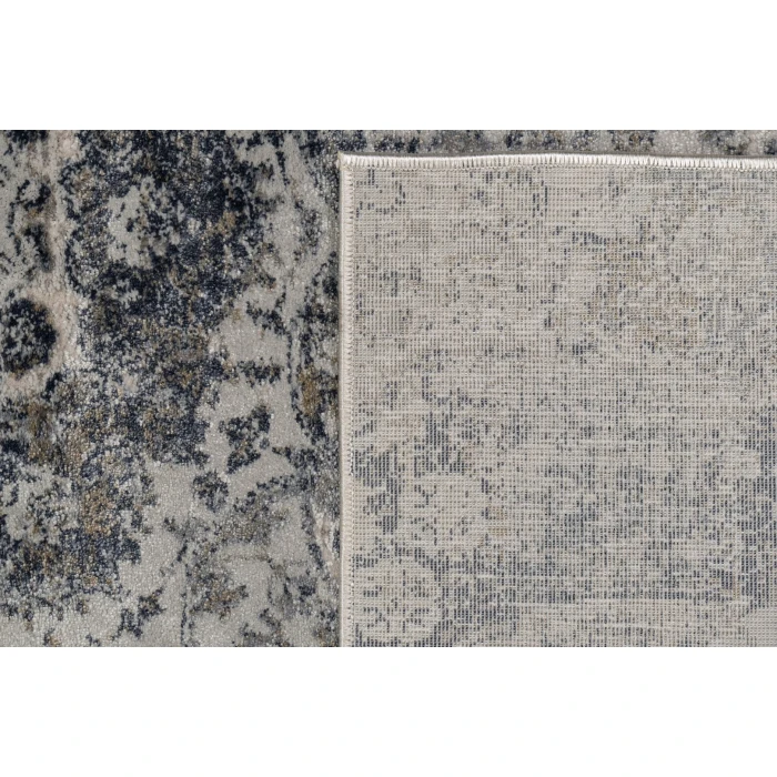 Dynamic Rugs CASTILLA Grey/Blue 3558 2ft. 2in. x 7ft. 7in. Rect. Rug